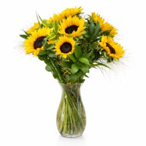 Sunflowers Vase